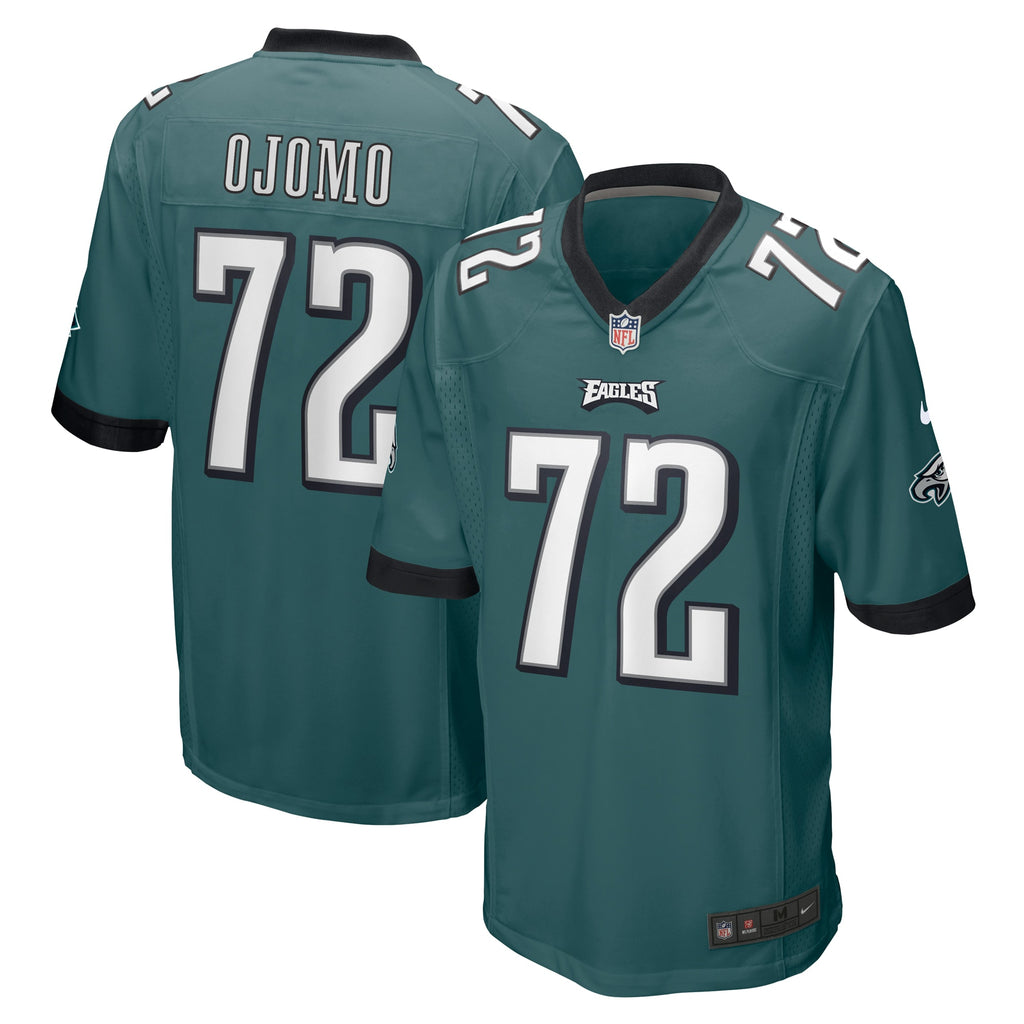 Moro Ojomo Philadelphia Eagles Team Game Jersey - Midnight Green