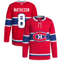 Michael Matheson Montreal Canadiens Home Primegreen Authentic Pro Jersey - Red