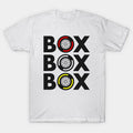 Box Box Box F1 Tire Compound Design T-Shirt