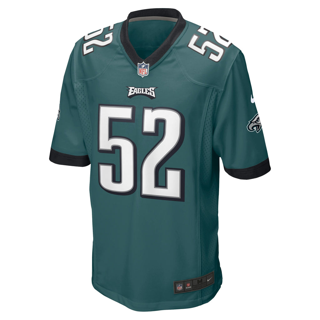 Zach Cunningham Philadelphia Eagles Team Game Jersey - Midnight Green