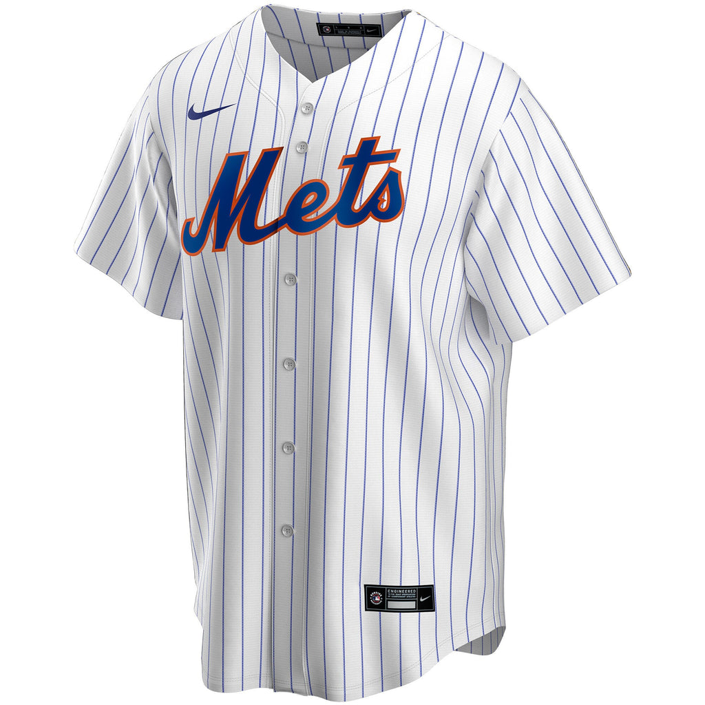 New York Mets Youth Home Replica Custom Jersey - White