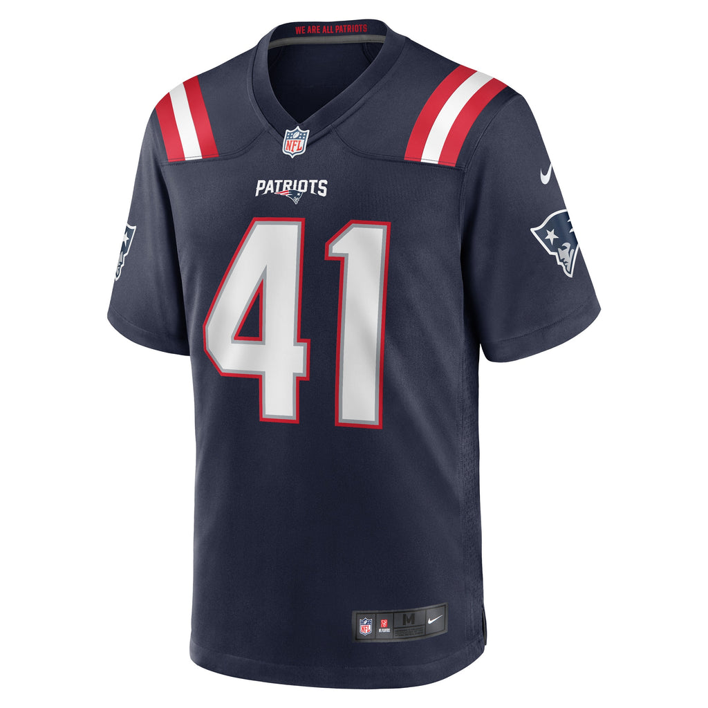 Brenden Schooler New England Patriots Game Player Jersey - Navy