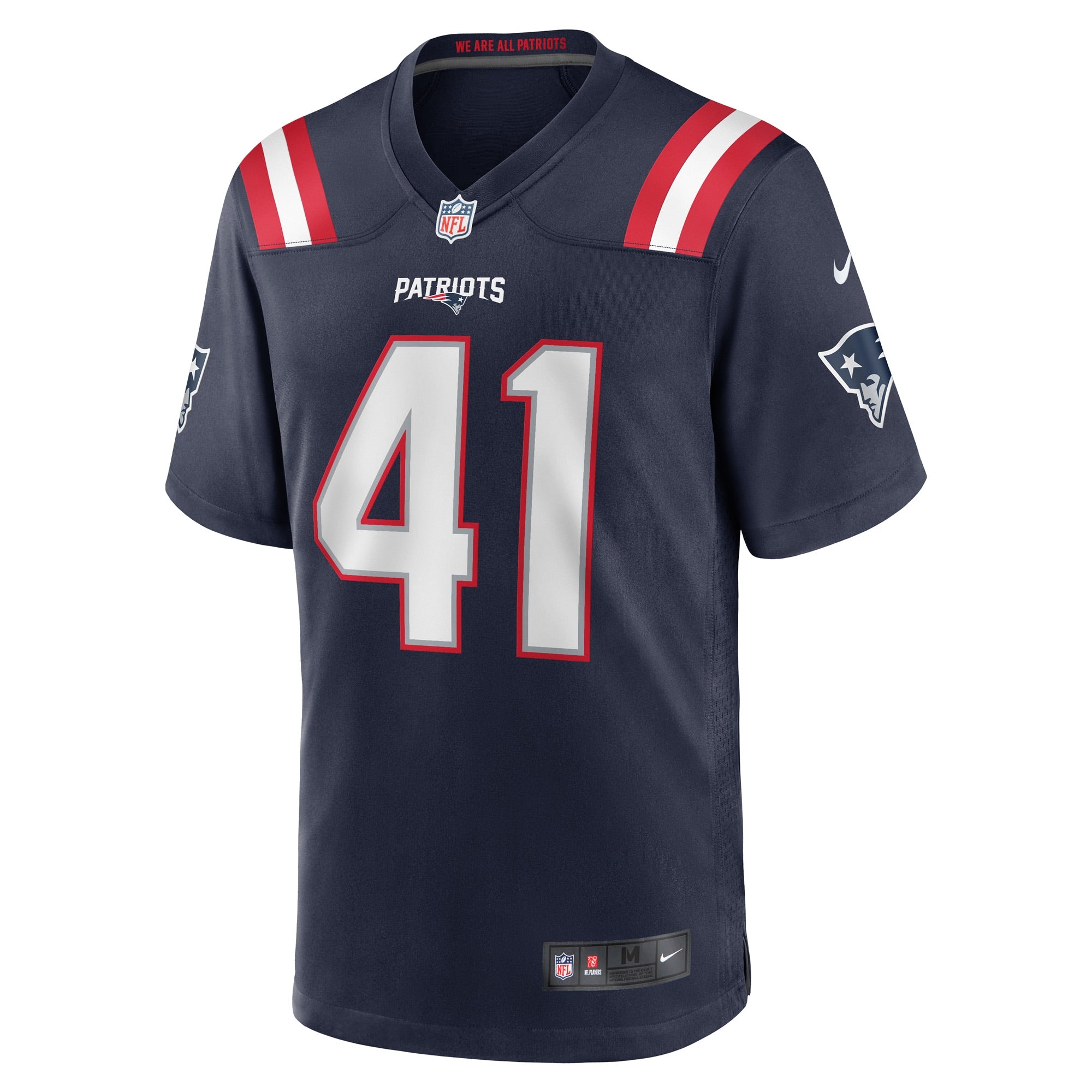 Brenden Schooler New England Patriots Game Player Jersey - Navy