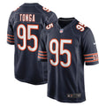 Khyiris Tonga Chicago Bears Game Jersey - Navy