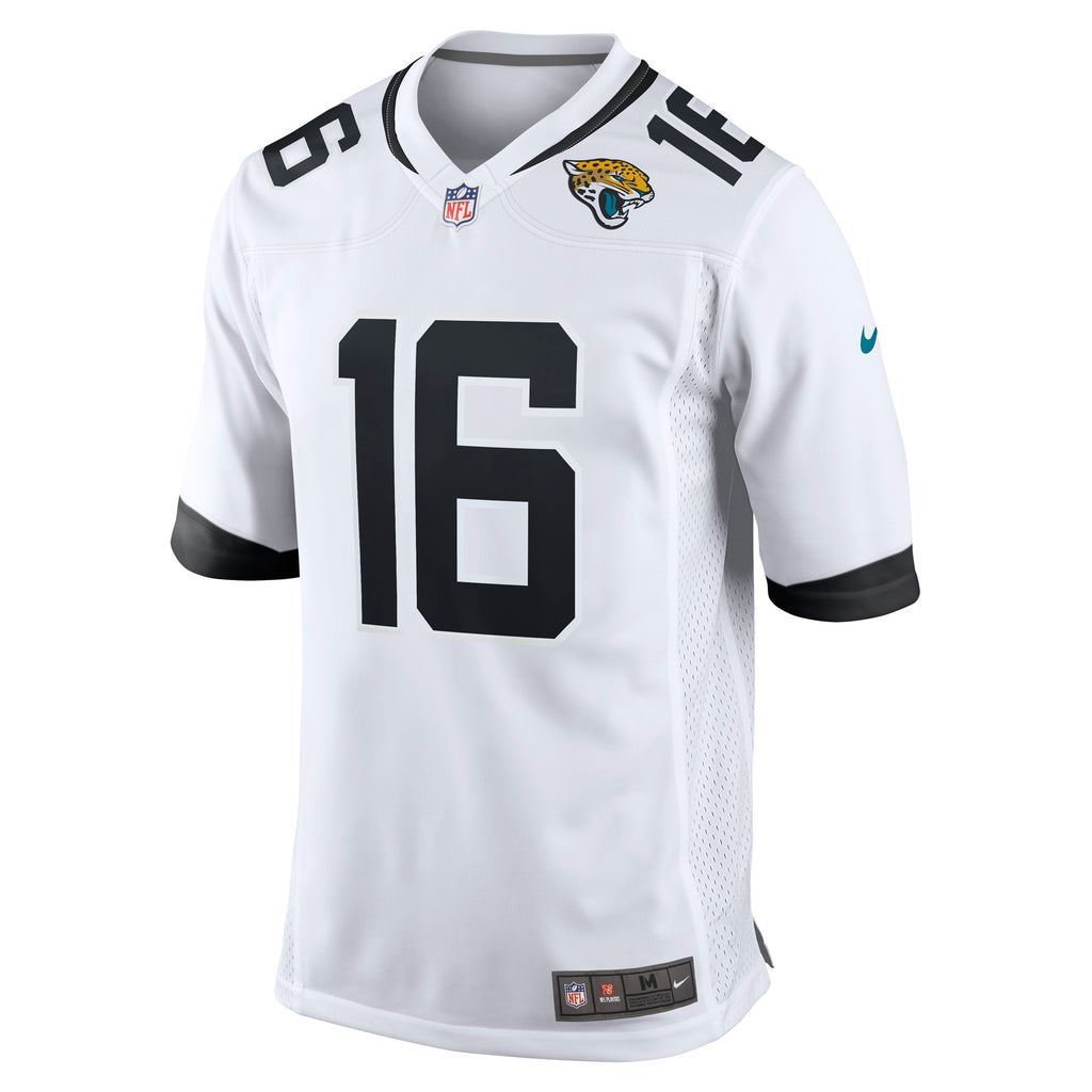 Trevor Lawrence Jacksonville Jaguars White Game Jersey - White