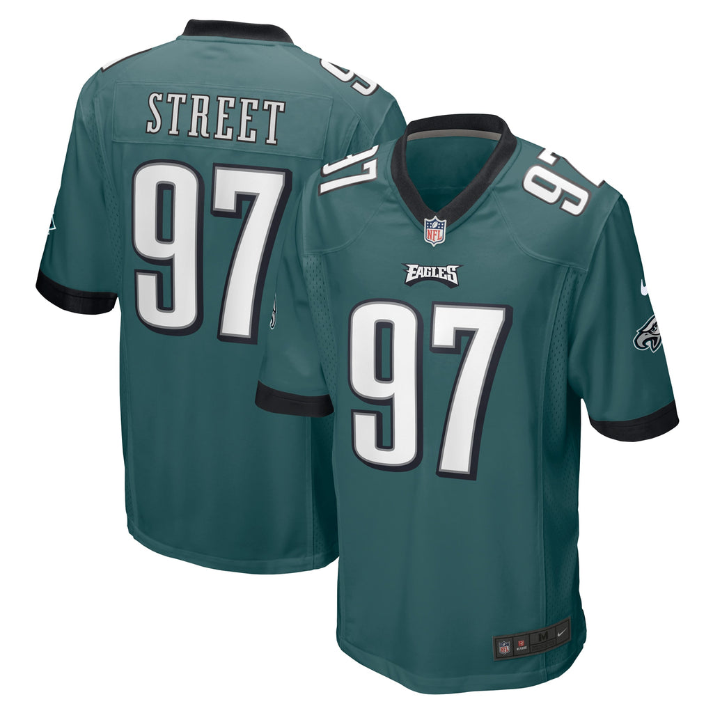 Kentavius Street Philadelphia Eagles Game Player Jersey - Midnight Green