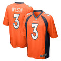 Russell Wilson Denver Broncos Game Jersey - Orange