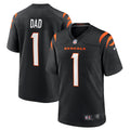 Number 1 Dad Cincinnati Bengals Game Jersey - Black