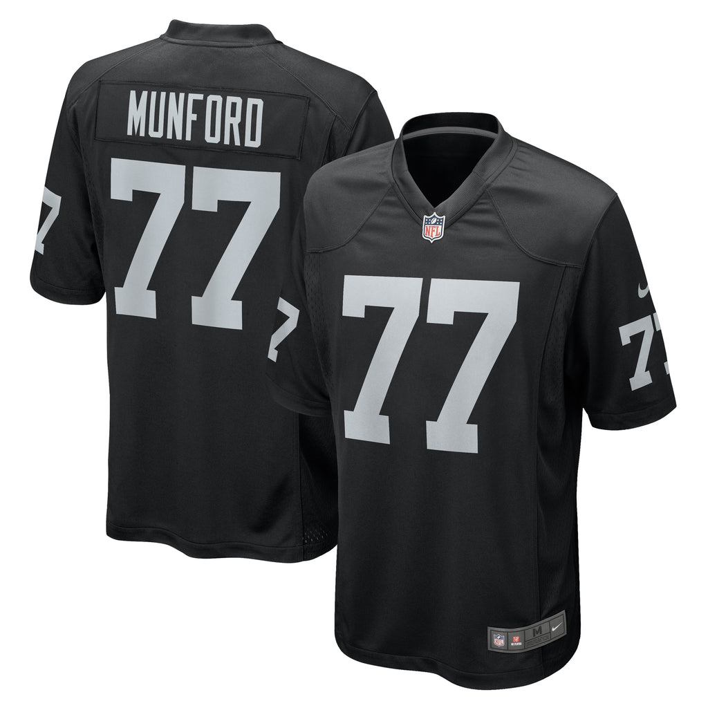 Thayer Munford Jr. Las Vegas Raiders Team Game Jersey - ?Black