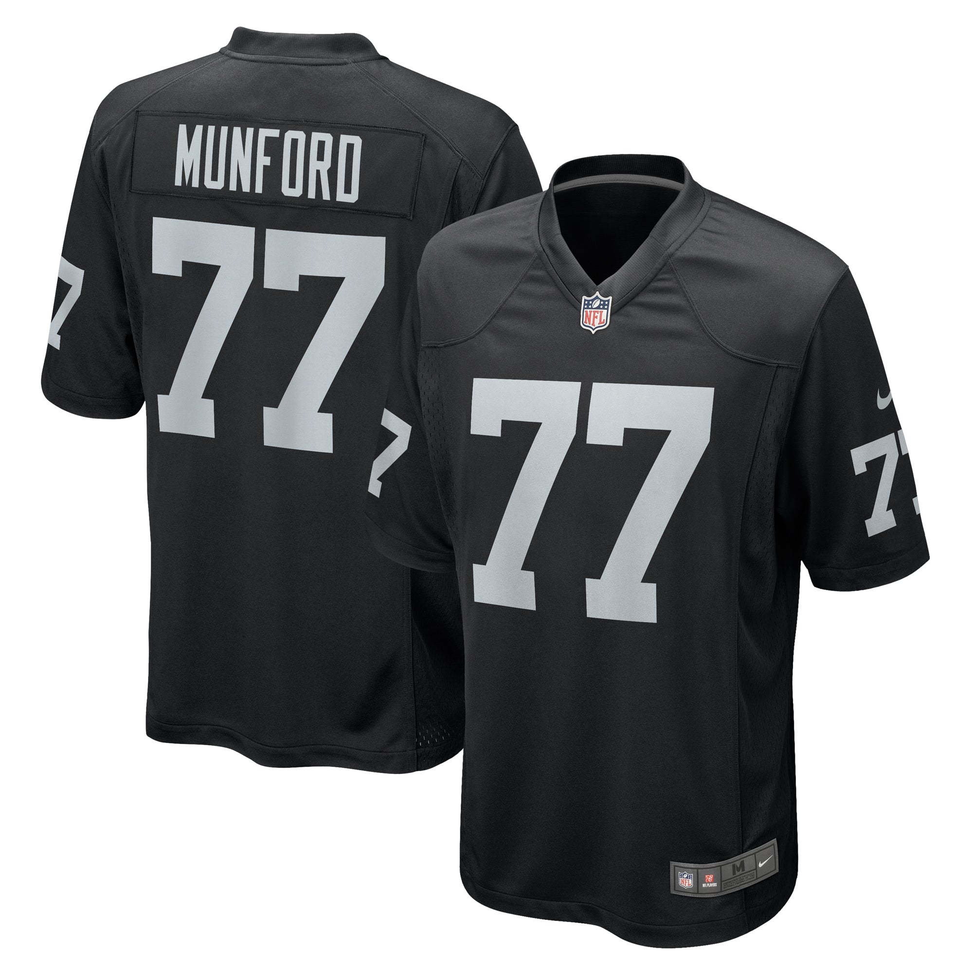 Thayer Munford Jr. Las Vegas Raiders Team Game Jersey - ?Black