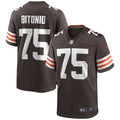 Joel Bitonio Cleveland Browns Game Jersey - Brown