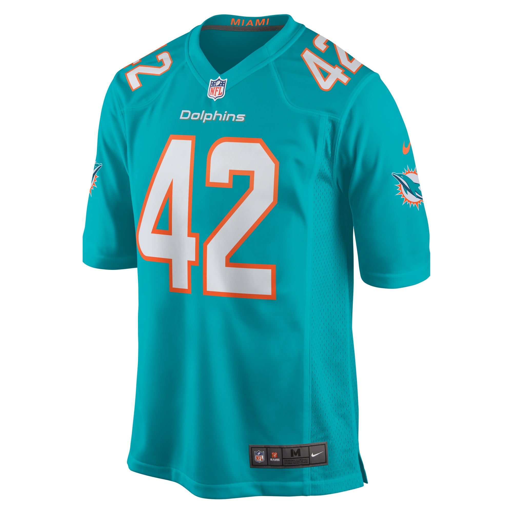 Joshua Kalu Miami Dolphins Team Game Jersey - ?Aqua