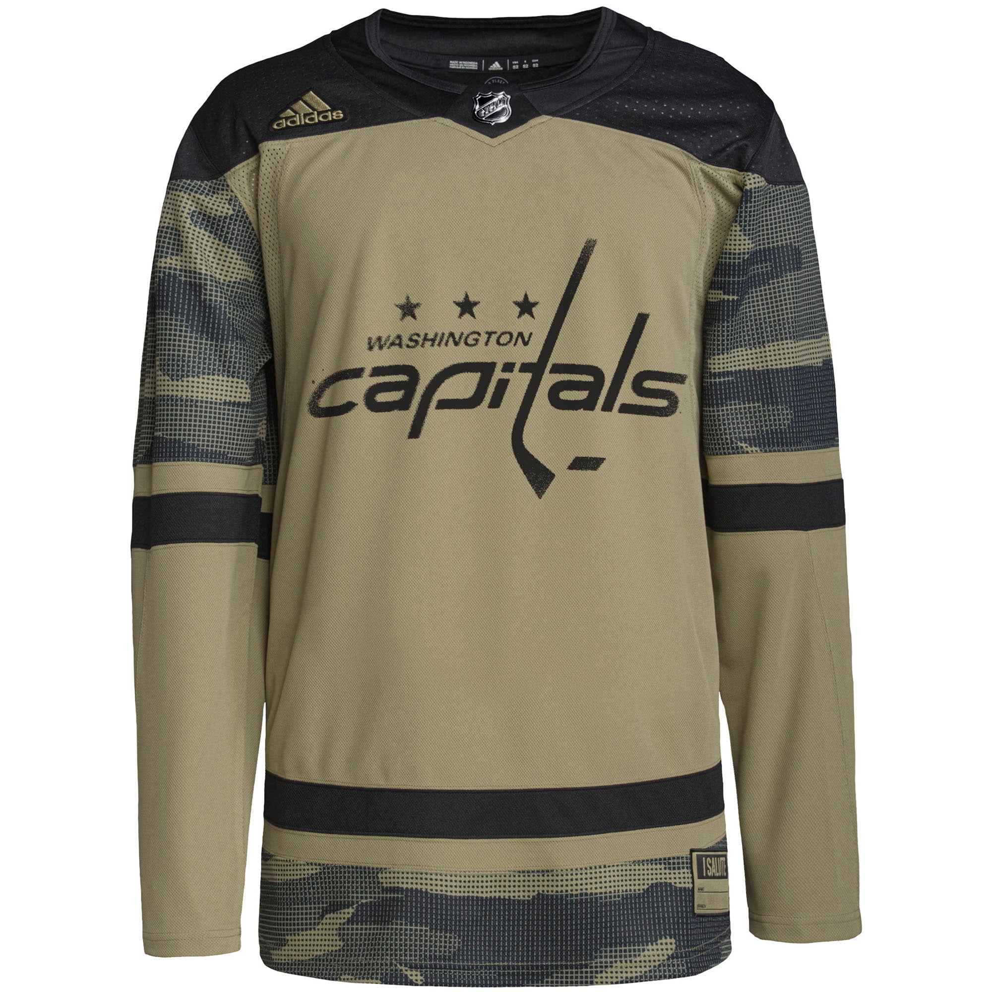 Washington Capitals Military Appreciation Team Authentic Practice Jersey - Camo