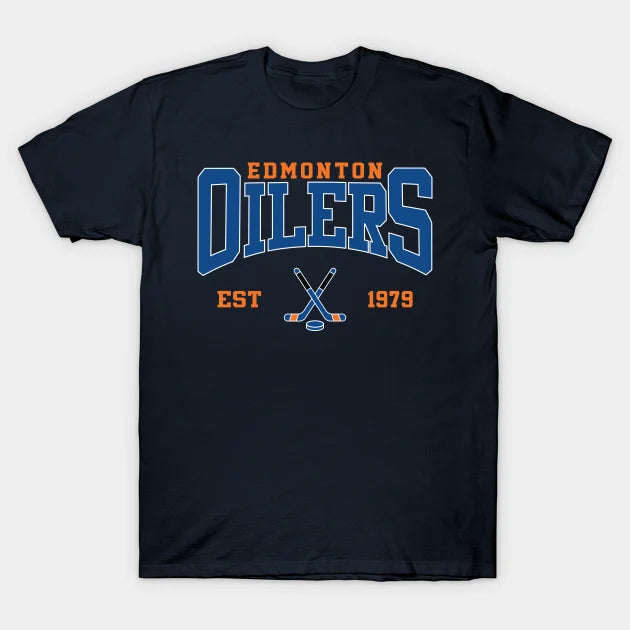 Retro Edmonton Hockey T-Shirt