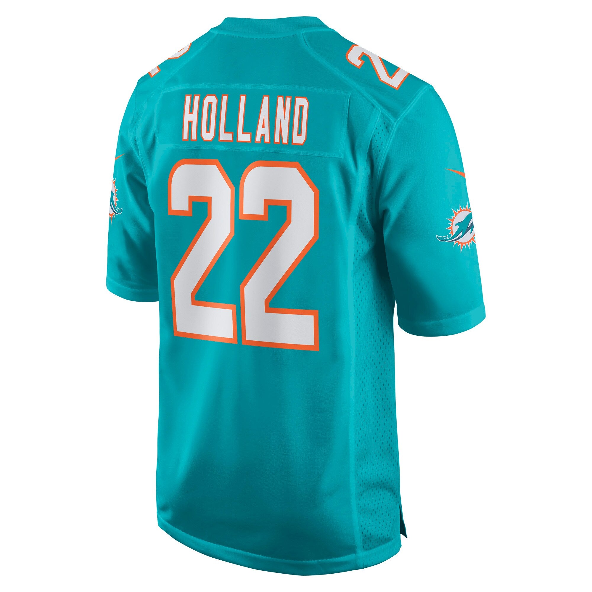 Jevon Holland Miami Dolphins Game Jersey - Aqua