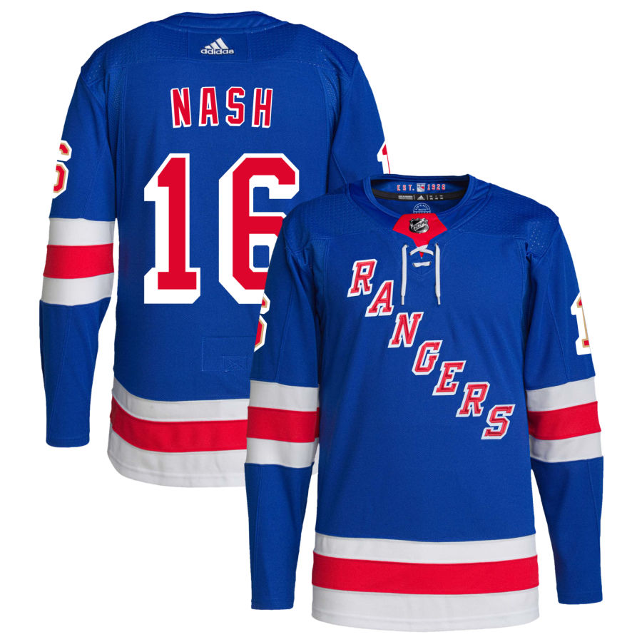 Riley Nash New York Rangers Home Primegreen Authentic Pro Jersey - Royal