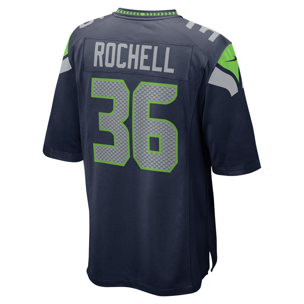 Robert Rochell Seattle Seahawks Team Game Jersey - College Navy