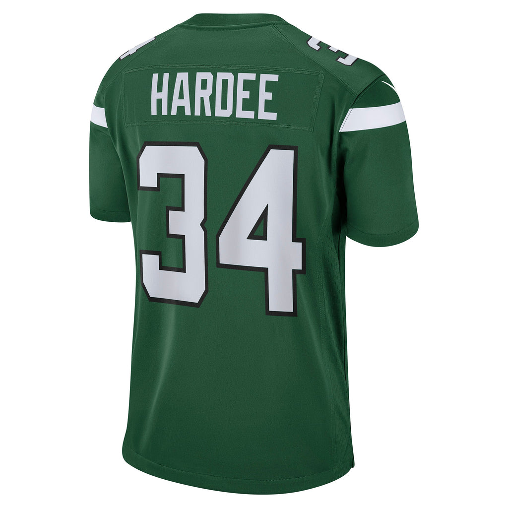 Justin Hardee New York Jets Game Jersey - Gotham Green