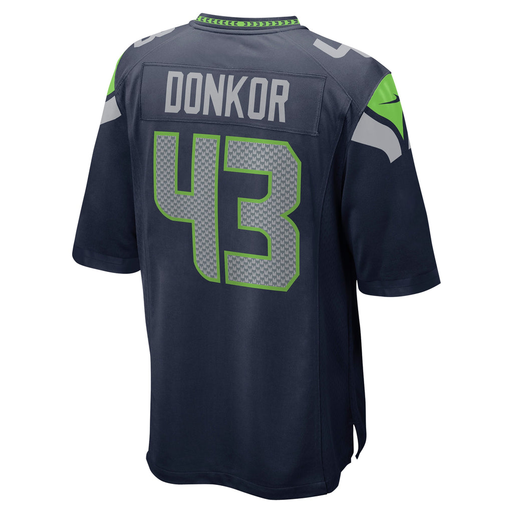 Aaron Donkor Seattle Seahawks Game Jersey - College Navy