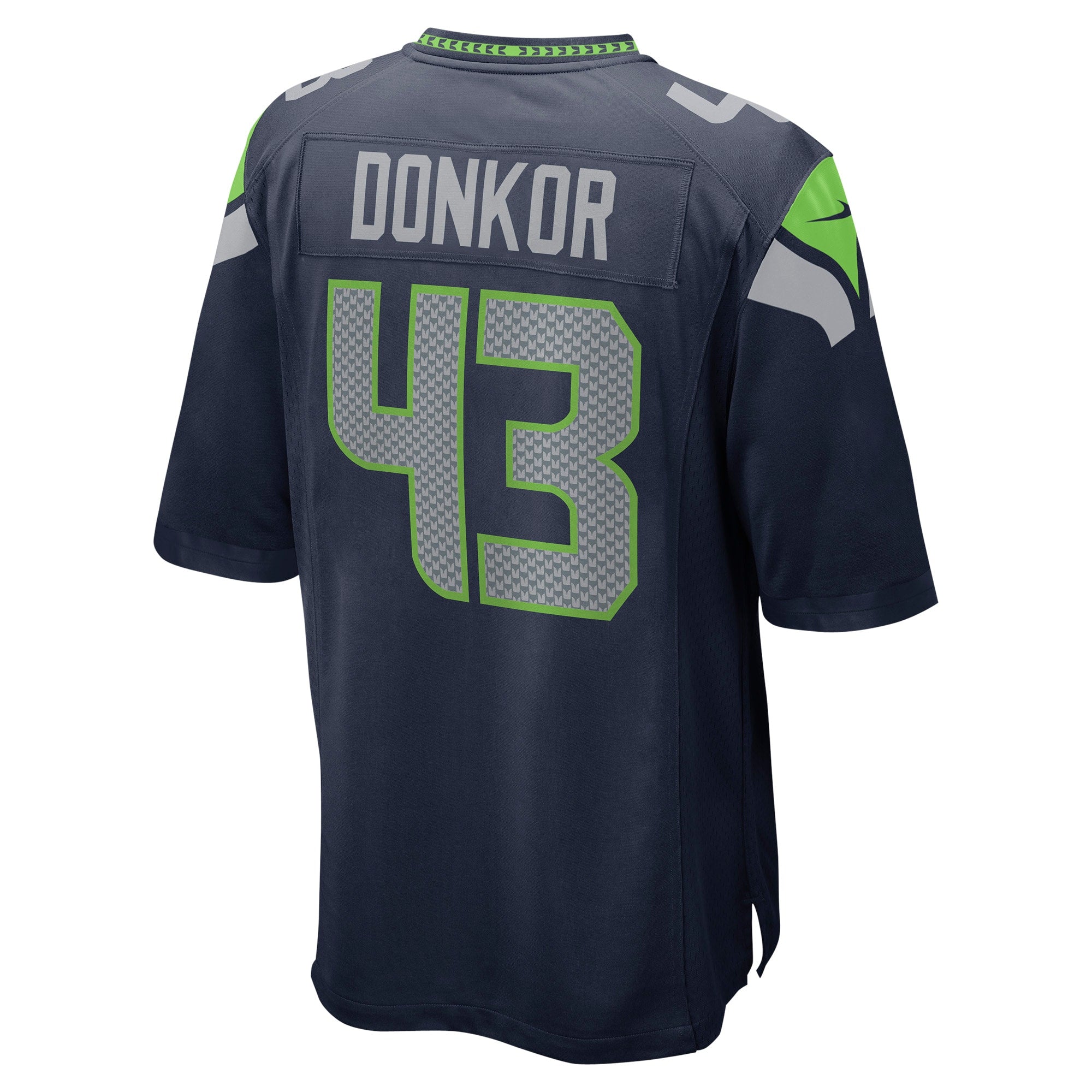 Aaron Donkor Seattle Seahawks Game Jersey - College Navy