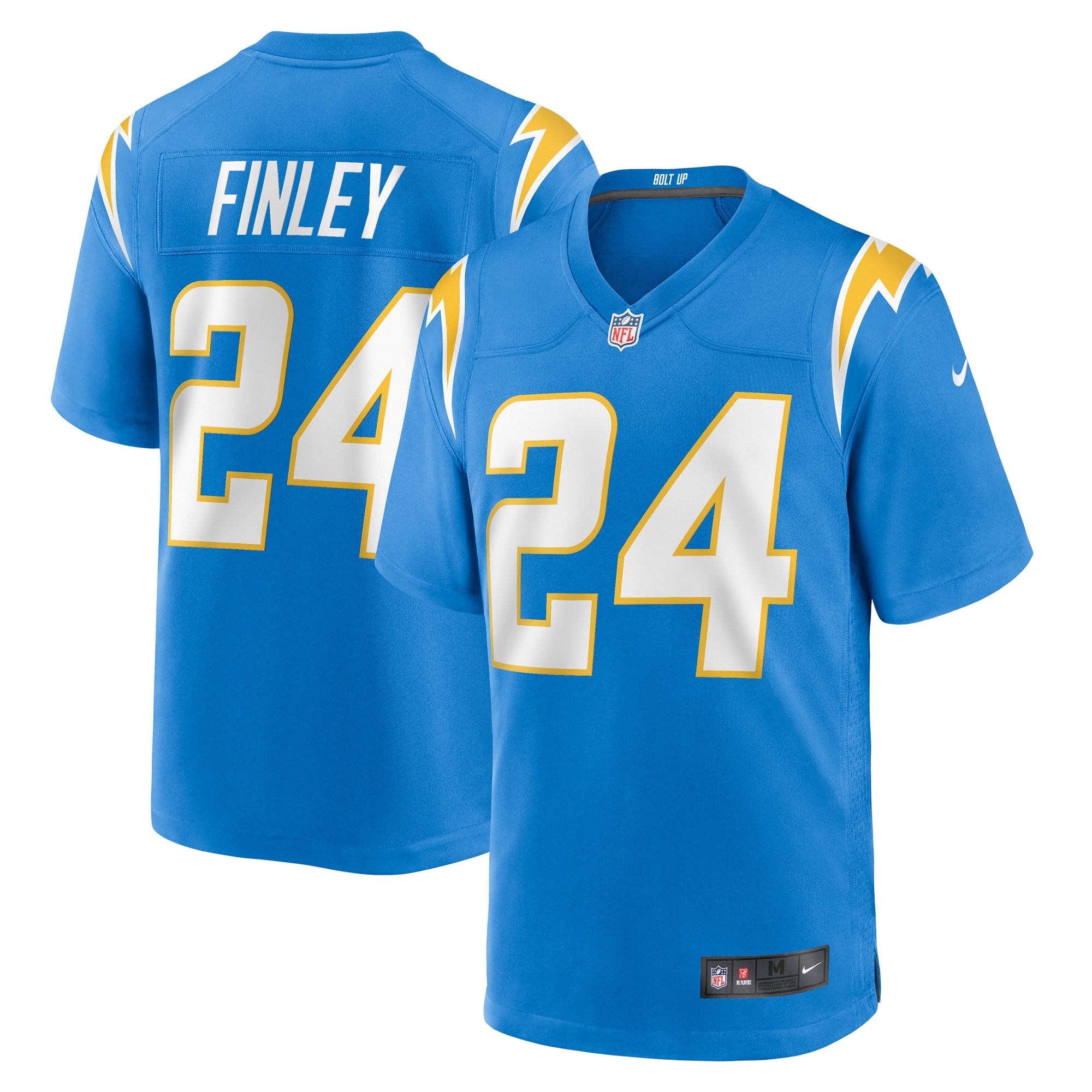 AJ Finley Los Angeles Chargers Team Game Jersey - ?Powder Blue