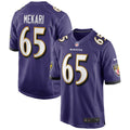 Patrick Mekari Baltimore Ravens Game Player Jersey - Purple