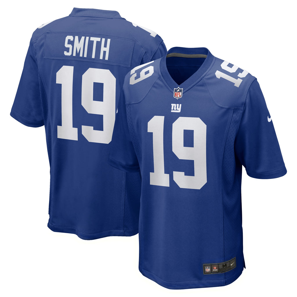 Jeff Smith New York Giants Game Player Jersey - Royal