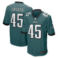 Rick Lovato Philadelphia Eagles Game Jersey - Midnight Green