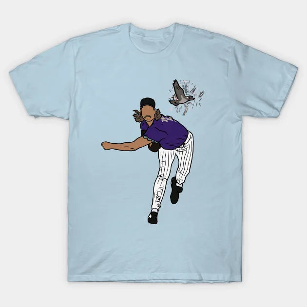 Randy Johnson Hits The Bird T-Shirt