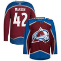 Josh Manson Colorado Avalanche Home Primegreen Authentic Pro Jersey - Burgundy