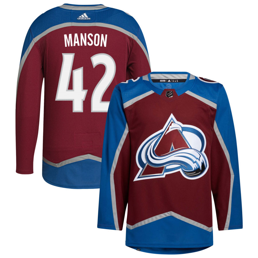 Josh Manson Colorado Avalanche Home Primegreen Authentic Pro Jersey - Burgundy