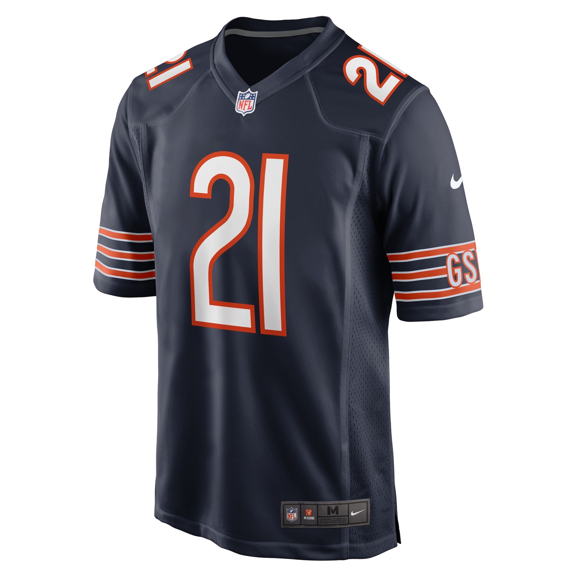 D'Onta Foreman Chicago Bears Game Jersey - Navy