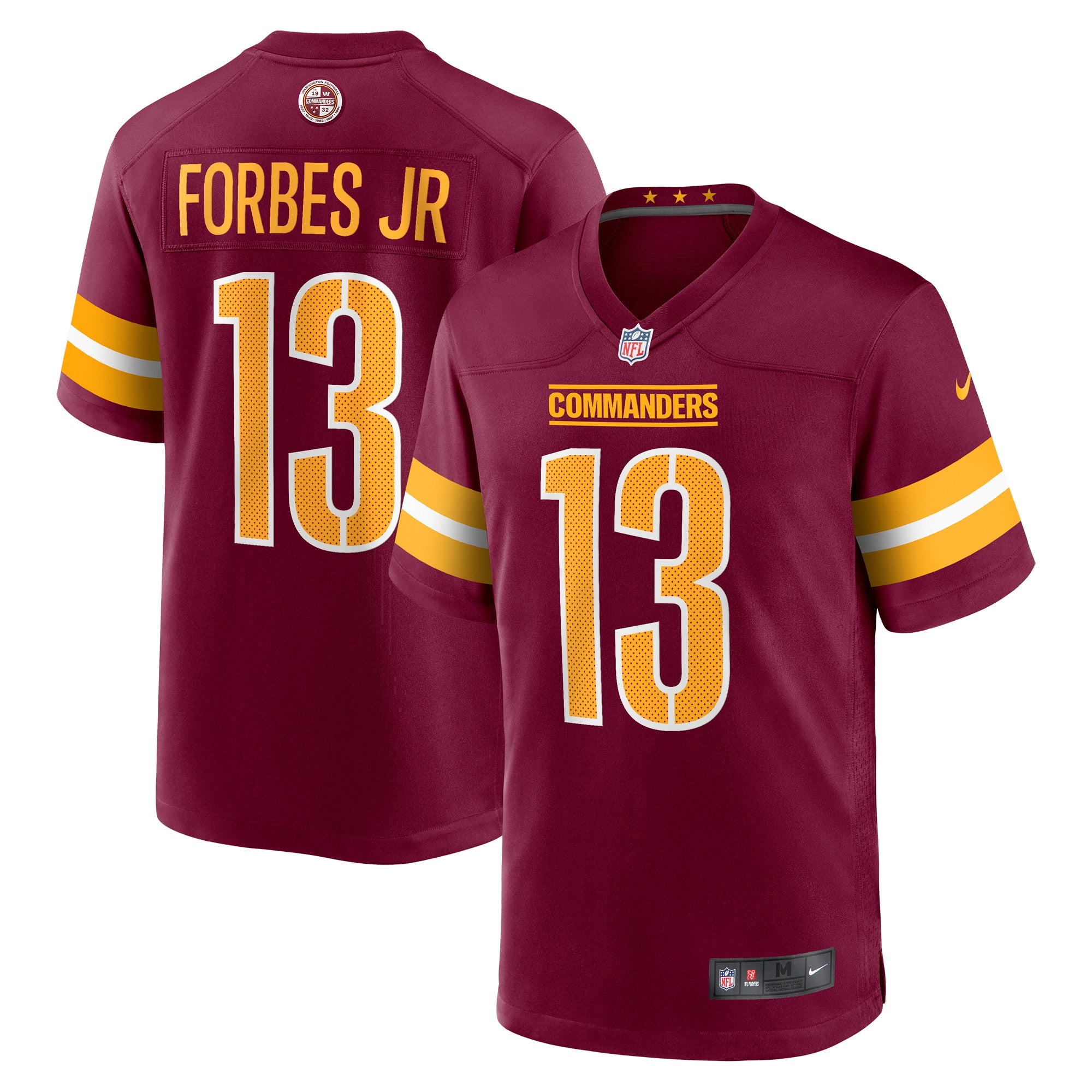 Emmanuel Forbes Washington Commanders 2023 NFL Draft First Round Pick Game Jersey - Burgundy