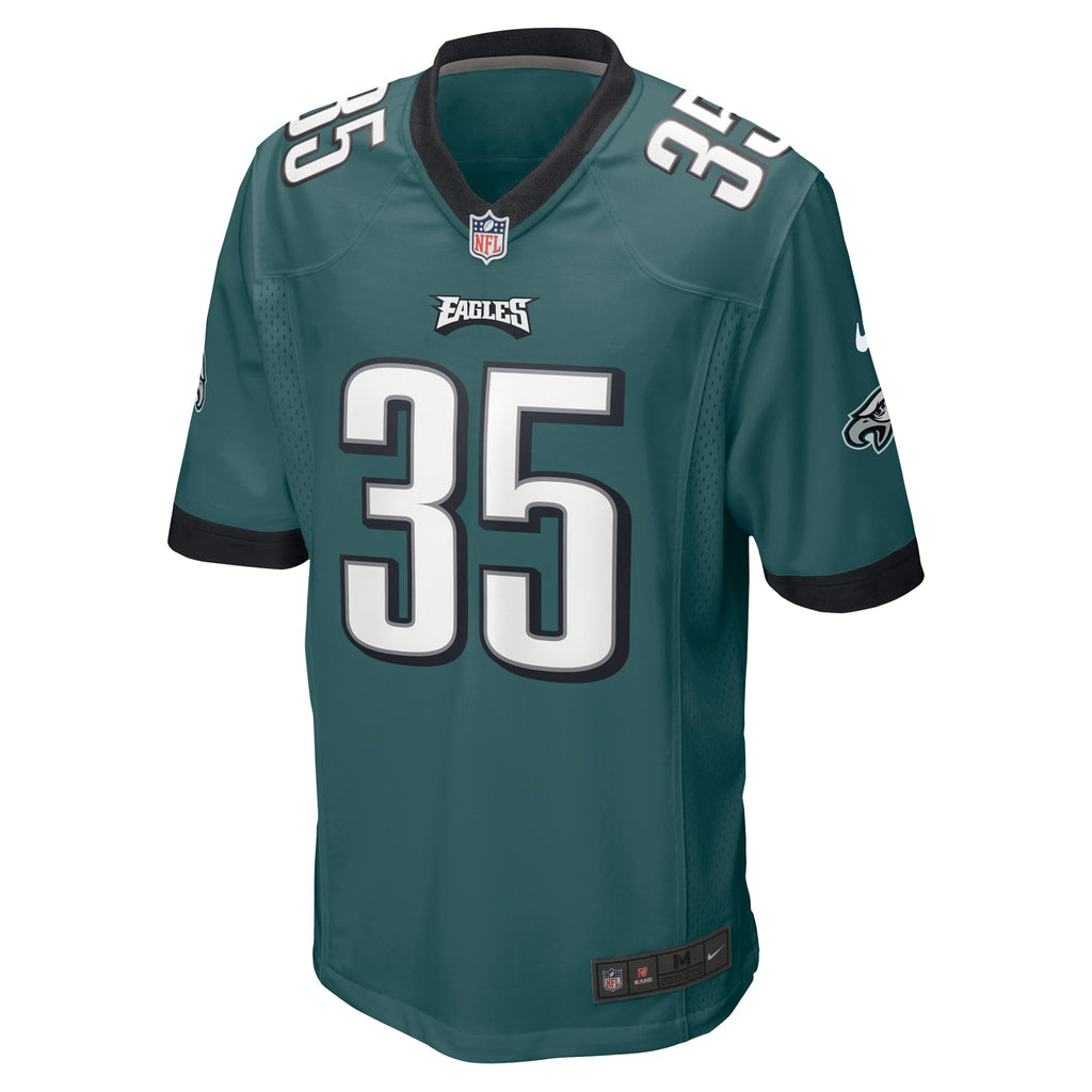 Boston Scott Philadelphia Eagles Game Jersey - Midnight Green