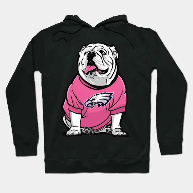 Georgia Bulldogs,Dawg In Philly Pink Hoodie