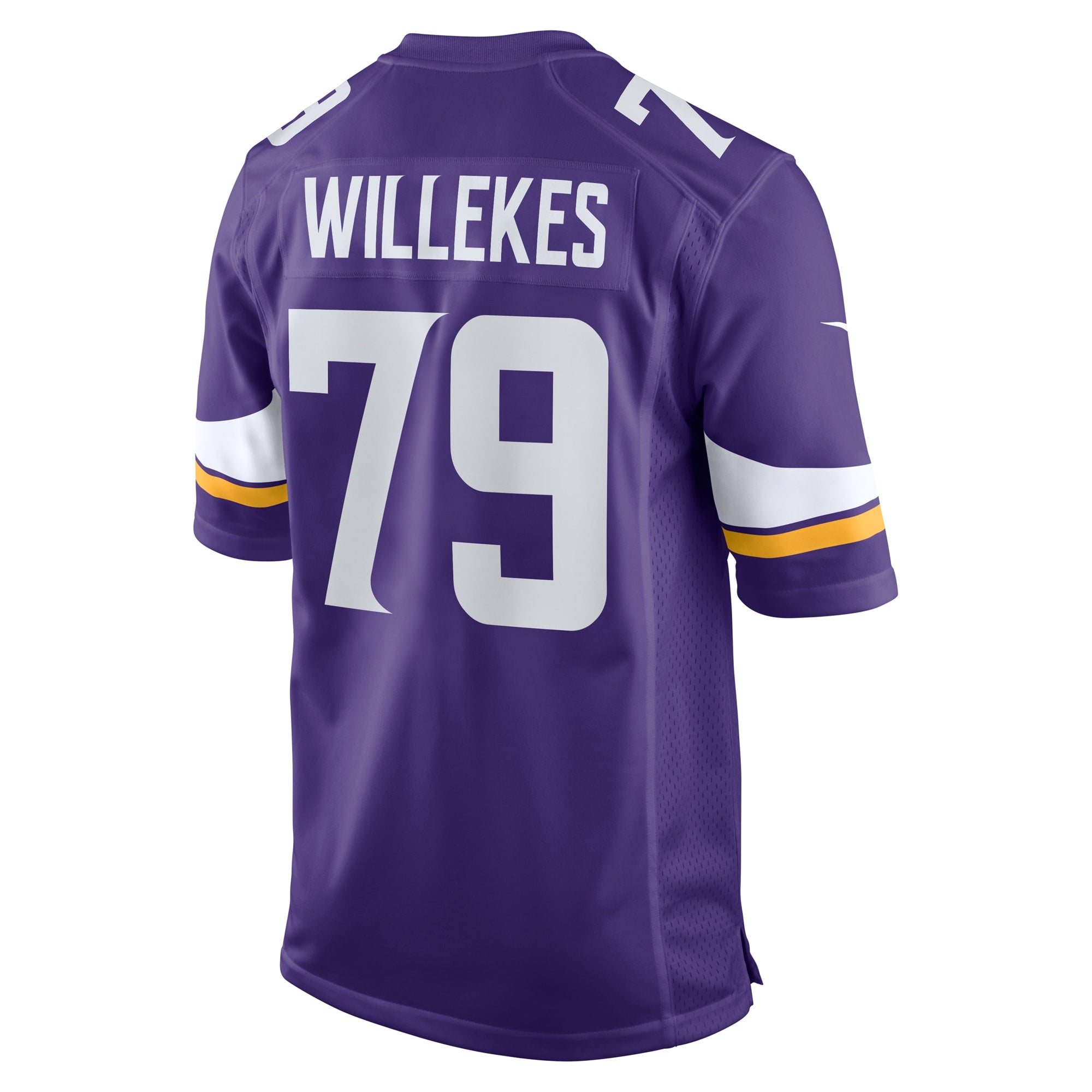Kenny Willekes Minnesota Vikings Game Jersey - Purple