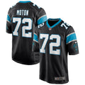 Taylor Moton Carolina Panthers Game Jersey - Black