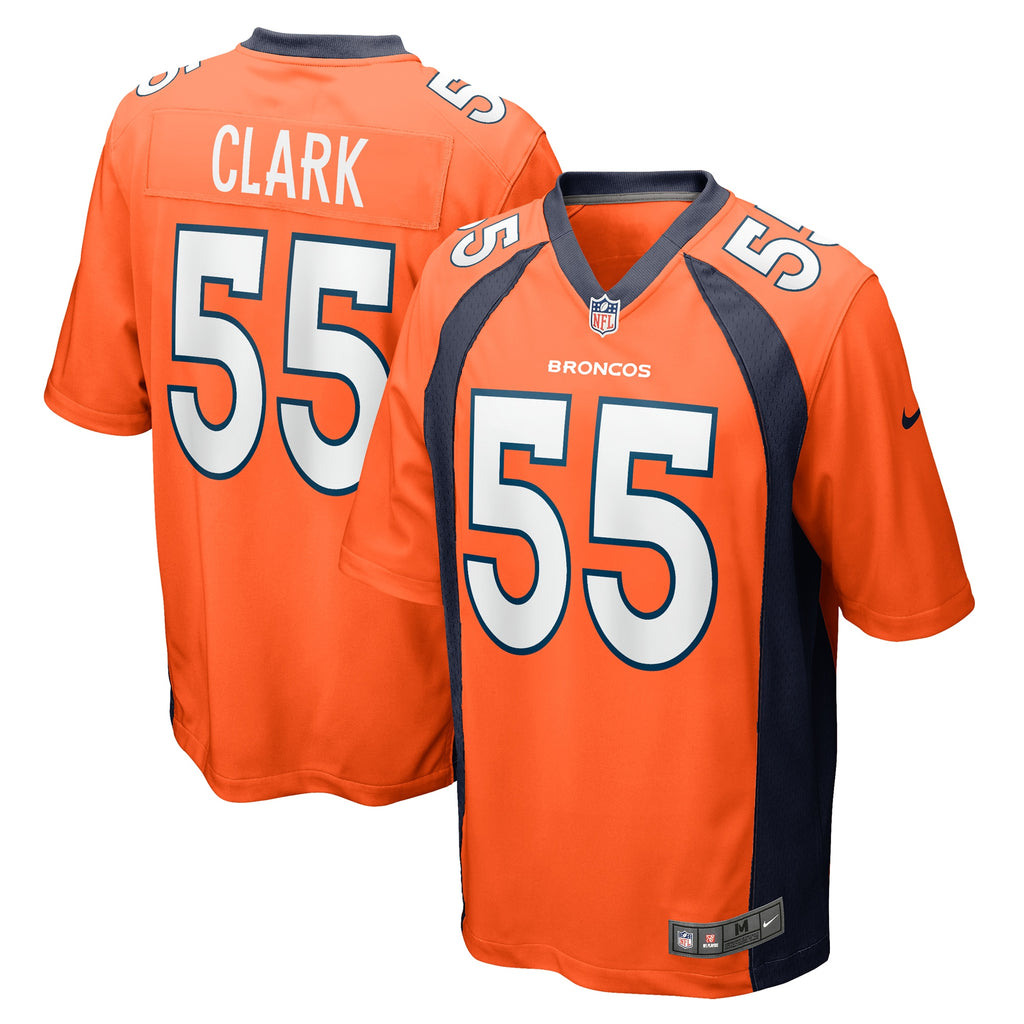 Frank Clark Denver Broncos Team Game Jersey - ?Orange