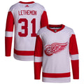 John Lethemon Detroit Red Wings Away Primegreen Authentic Pro Jersey - White