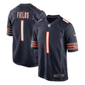 Men's Chicago Bears Justin Fields Game Jersey Navy