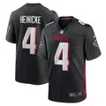 Taylor Heinicke Atlanta Falcons Game Player Jersey - Black
