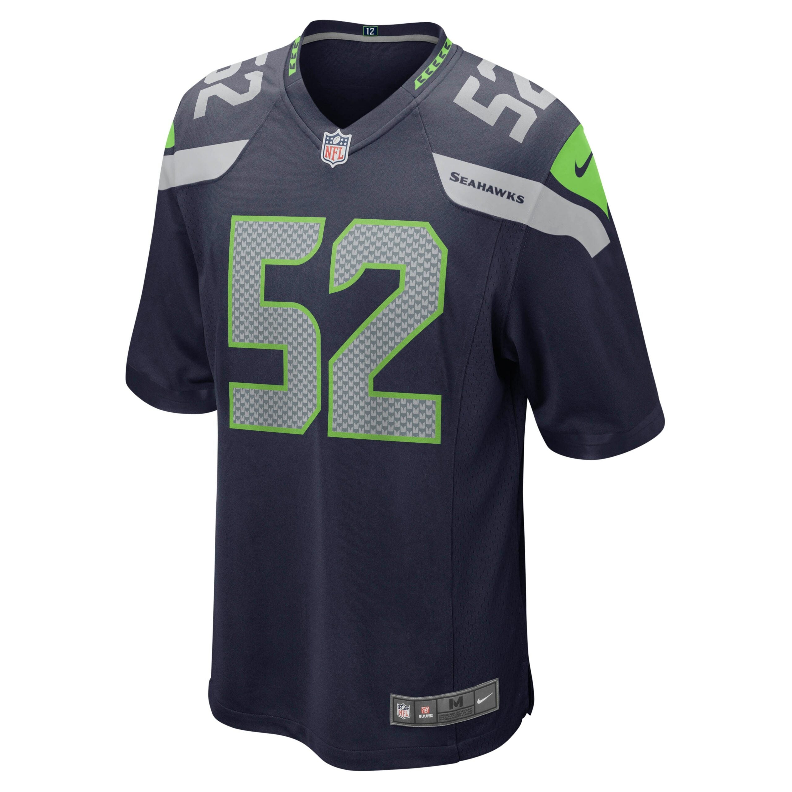 Darrell Taylor Seattle Seahawks Game Jersey - College Navy