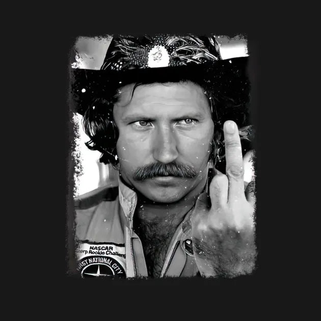 Dale Earnhardt Middle Finger Up Retro 90S Style T-Shirt