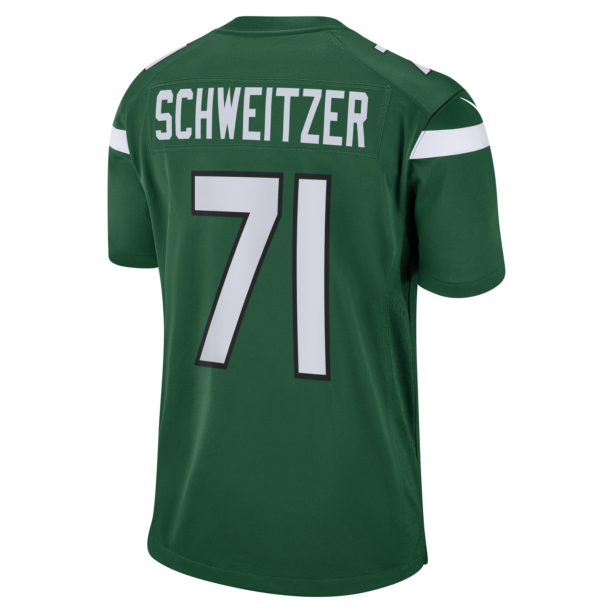 Wes Schweitzer New York Jets Game Jersey - Green