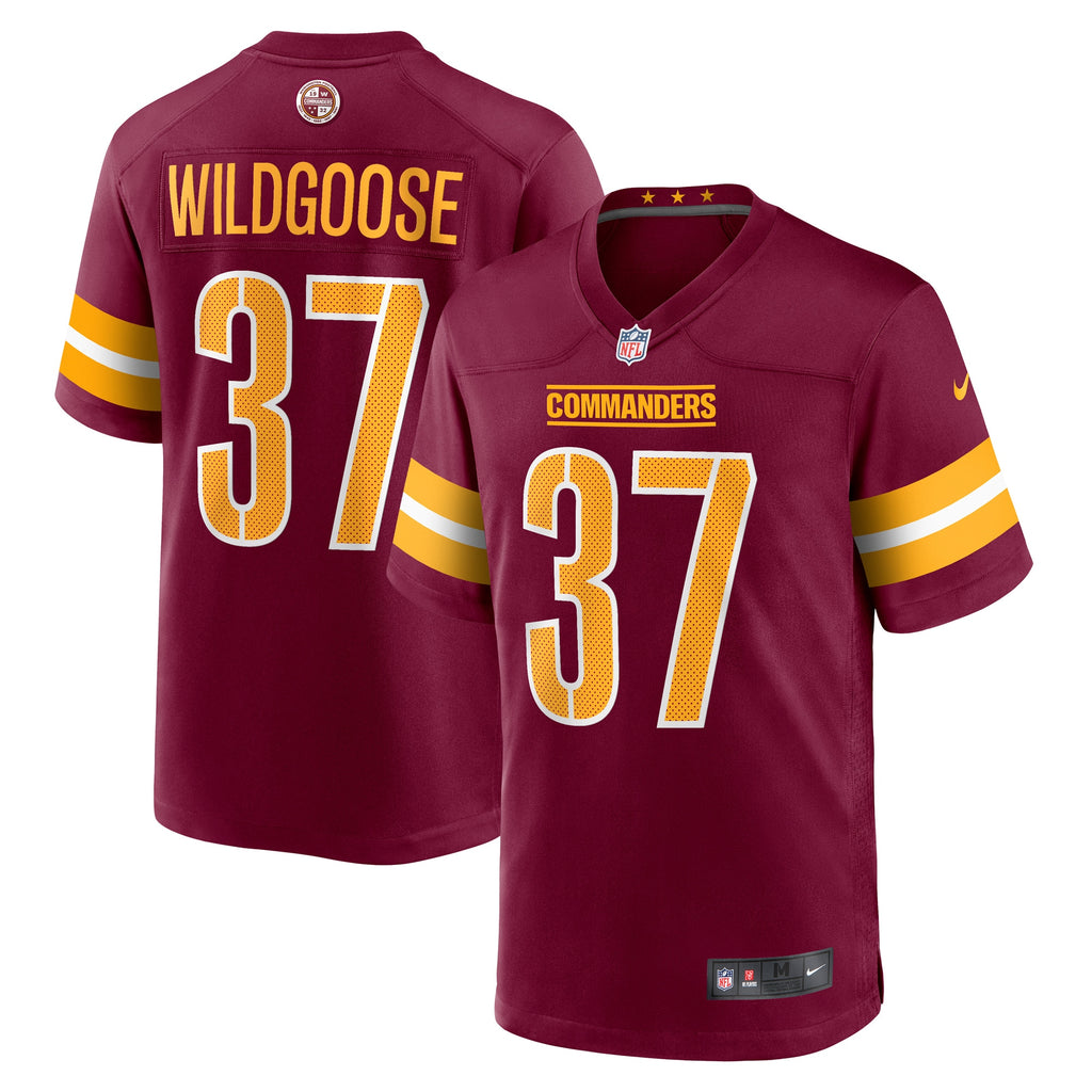 Rachad Wildgoose Washington Commanders Game Player Jersey - Burgundy