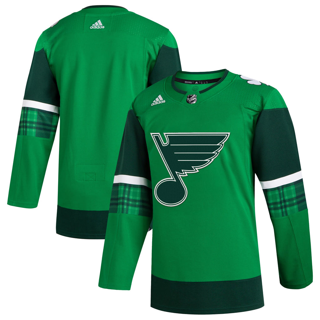 St. Louis Blues 2023 St. Patrick's Day Primegreen Authentic Jersey - Kelly Green