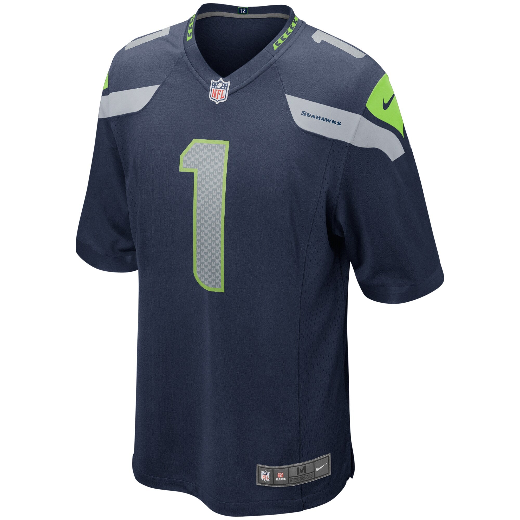 Warren Moon Seattle Seahawks Game Retired Player Jersey - College Navy
