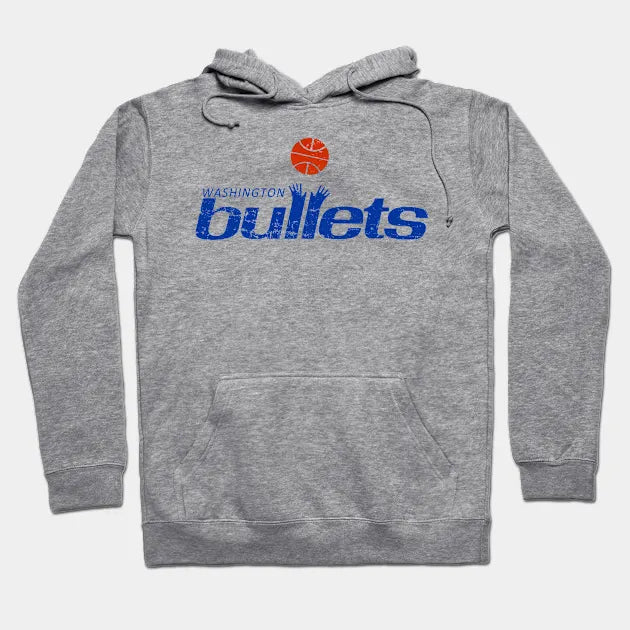 Washington Bullets Vintage Grunge Hoodie
