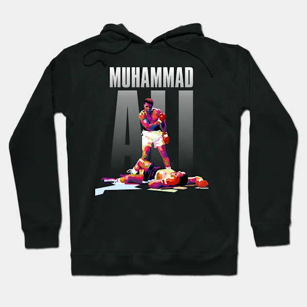 Muhammad Ali Iconic Pose Wpap Hoodie