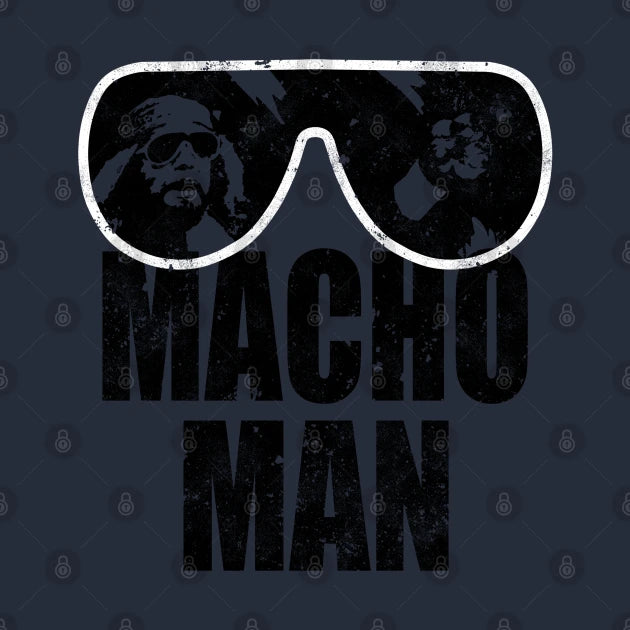 Macho Man - Distressed Hoodie